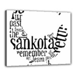 Sankofashirt Canvas 20  x 16  (Framed)