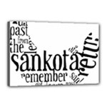 Sankofashirt Canvas 18  x 12  (Framed)