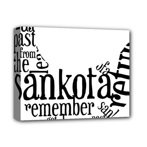 Sankofashirt Deluxe Canvas 14  x 11  (Framed) from ArtsNow.com