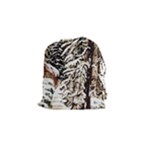  Castle Yard In Winter by Ave Hurley   Drawstring Pouch (Small)