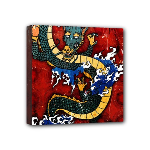 Dragon Mini Canvas 4  x 4  (Stretched) from ArtsNow.com
