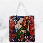Geisha All Over Print Grocery Tote Bag