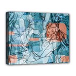 Retro Girls Deluxe Canvas 20  x 16  (Stretched)