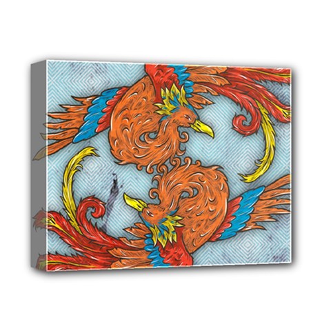 Chinese Phoenix Deluxe Canvas 14  x 11  (Stretched) from ArtsNow.com