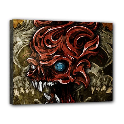 Beyond Skulls Canvas 14  x 11  (Stretched) from ArtsNow.com