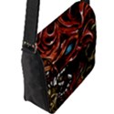 Flap Closure Messenger Bag (L) 