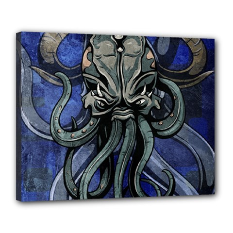 Kraken Canvas 20  x 16  (Stretched) from ArtsNow.com