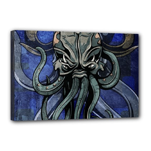 Kraken Canvas 18  x 12  (Stretched) from ArtsNow.com