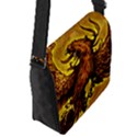 Flap Closure Messenger Bag (S) 