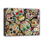 Sugar Skull Collage Deluxe Canvas 16  x 12  (Stretched) 