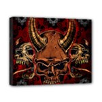 Evil Skulls Canvas 10  x 8  (Stretched)