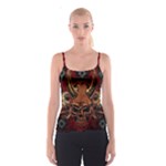 Evil Skulls All Over Print Spaghetti Strap Top