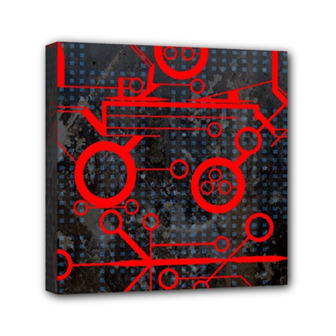 Tech Mini Canvas 6  x 6  (Stretched) from ArtsNow.com