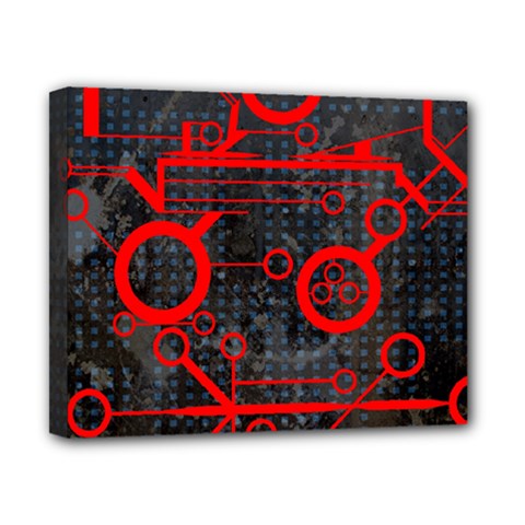 Tech Canvas 10  x 8  (Stretched) from ArtsNow.com