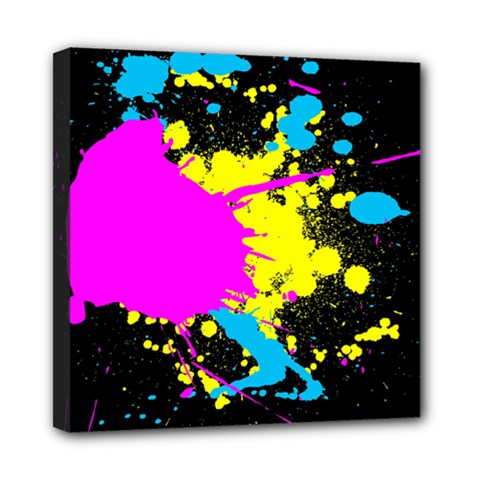 Splatter Mini Canvas 8  x 8  (Stretched) from ArtsNow.com
