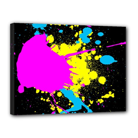 Splatter Canvas 16  x 12  (Stretched) from ArtsNow.com