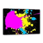 Splatter Canvas 18  x 12  (Stretched)
