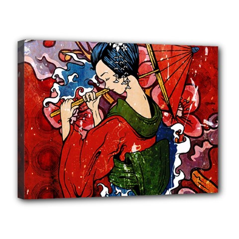 Geisha Canvas 16  x 12  (Stretched) from ArtsNow.com