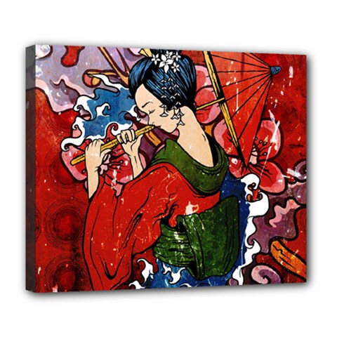 Geisha Deluxe Canvas 24  x 20  (Stretched) from ArtsNow.com