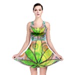Ganja All Over Print Reversible Skater Dress