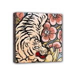White Tiger Mini Canvas 4  x 4  (Stretched)