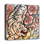 White Tiger Mini Canvas 8  x 8  (Stretched)