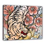 White Tiger Canvas 24  x 20  (Stretched)