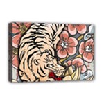 White Tiger Deluxe Canvas 18  x 12  (Stretched)