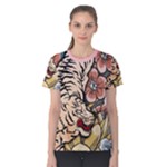 White Tiger All Over Print Coolmax Tee (Women)