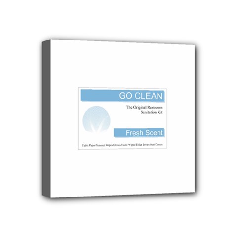 Goclean1 Mini Canvas 4  x 4  (Stretched) from ArtsNow.com