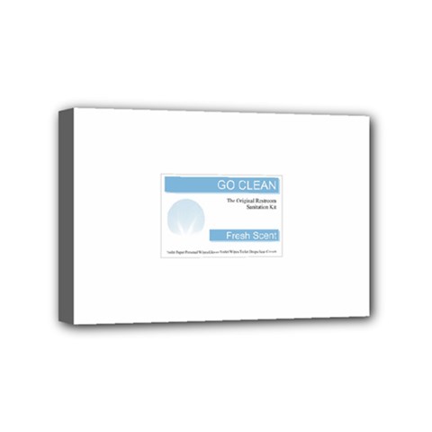 Goclean1 Mini Canvas 6  x 4  (Stretched) from ArtsNow.com