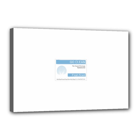 Goclean1 Canvas 18  x 12  (Stretched) from ArtsNow.com