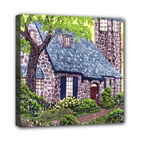 Essex Lighthouse   Ave Hurley   Pillow Mini Canvas 8  x 8  (Stretched) from ArtsNow.com