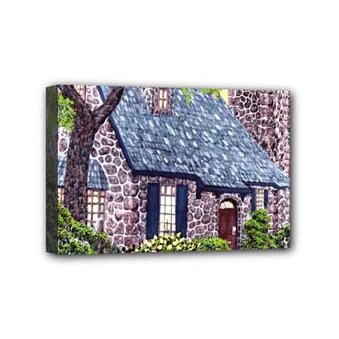 Essex Lighthouse   Ave Hurley   Pillow Mini Canvas 6  x 4  (Stretched) from ArtsNow.com