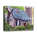 Essex Lighthouse   Ave Hurley   Pillow Canvas 10  x 8  (Stretched)