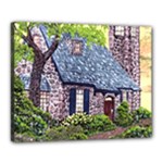 Essex Lighthouse   Ave Hurley   Pillow Canvas 20  x 16  (Stretched)