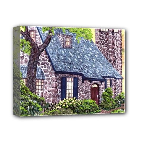 Essex Lighthouse   Ave Hurley   Pillow Deluxe Canvas 14  x 11  (Stretched) from ArtsNow.com