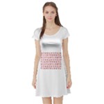 Cupcake Sprinkles Short Sleeve Skater Dress
