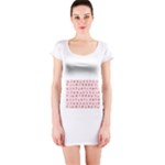 Cupcake Sprinkles Short Sleeve Bodycon Dress