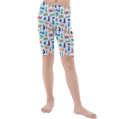 Kids  Mid Length Swim Shorts 