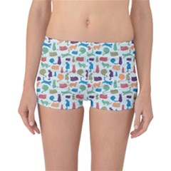Reversible Boyleg Bikini Bottoms Outside Front Reversible Boyleg Bikini Bottoms Outside Front