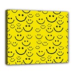 Smiley Face Deluxe Canvas 24  x 20  (Stretched)