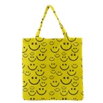 Smiley Face Grocery Tote Bag