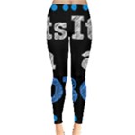Its A Boy Black Leggings 