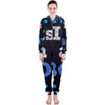 Its A Boy Black Hooded Jumpsuit (Ladies)