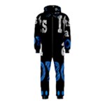 Its A Boy Black Hooded Jumpsuit (Kids)
