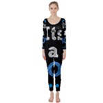 Its A Boy Black Long Sleeve Catsuit