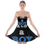 Its A Boy Black Strapless Bra Top Dress