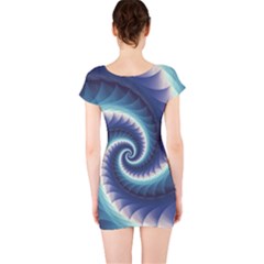 Short Sleeve Bodycon Dress Back Short Sleeve Bodycon Dress Back