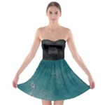 Crazy Beautiful Abstract  Strapless Bra Top Dress